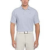 Callaway Mens Chevron Printed Short Sleeve Stretch Golf Polo, Stretch Seams, Moisture-Wicking (Available in Big & Tall)