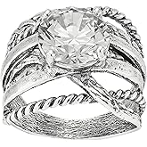 Silpada 'Sparkle on' Cubic Zirconia Ring in Sterling Silver