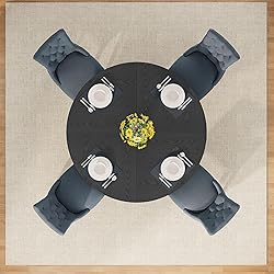 Tribesigns Round Dining Table Wood Kitchen Table