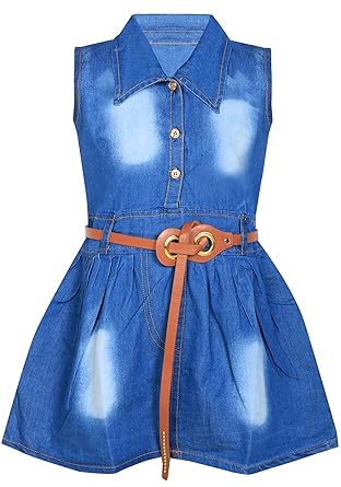 jeans frock for girl