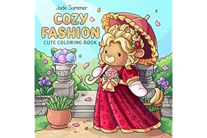 Cozy Fashion: Cute Coloring Book for Adults and Teens with Trendy Clothing Designs and Iconic Styles for Relaxation