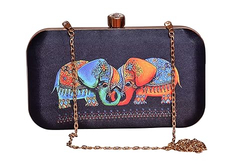 Sugarcrush Trendy Women Party Wear Hand Box clutch Purse With Detachable Sling Must Buy For Women and Girls