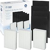 Fette Filter - HEPA Air Purifier Set, 3 HEPA + 4 Pre-Filters, Compatible with Honeywell HPA300, HPA304, HPA8350 & More