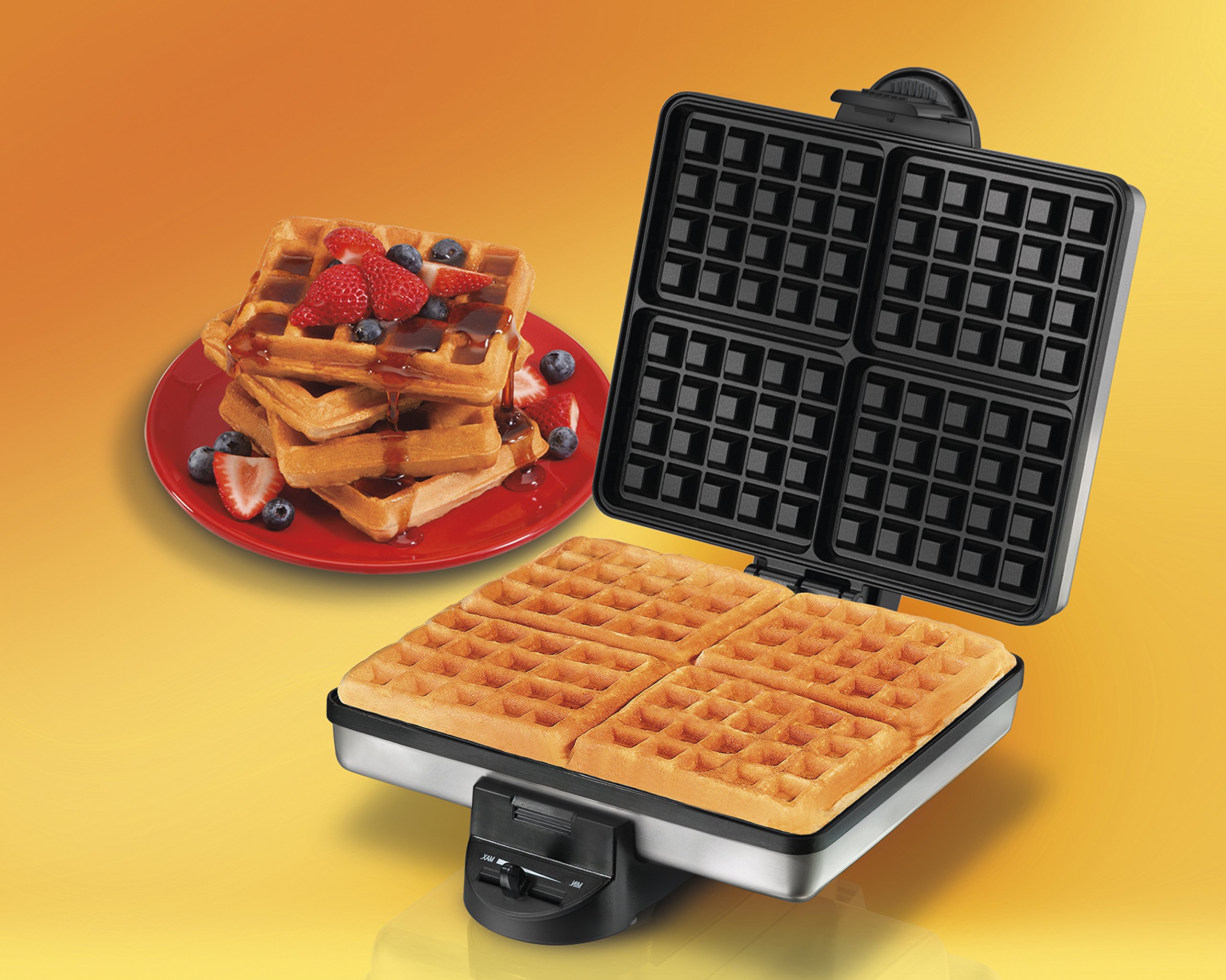 Proctor Silex 4Piece Belgian Waffle Maker 26016A (Discontinued) on