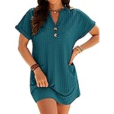 Blooming Jelly Womens Swimsuit Coverup Swimwear Beach Cover Ups Bikini Bathing Suit Cover Up Swim Suit Pool Coverups