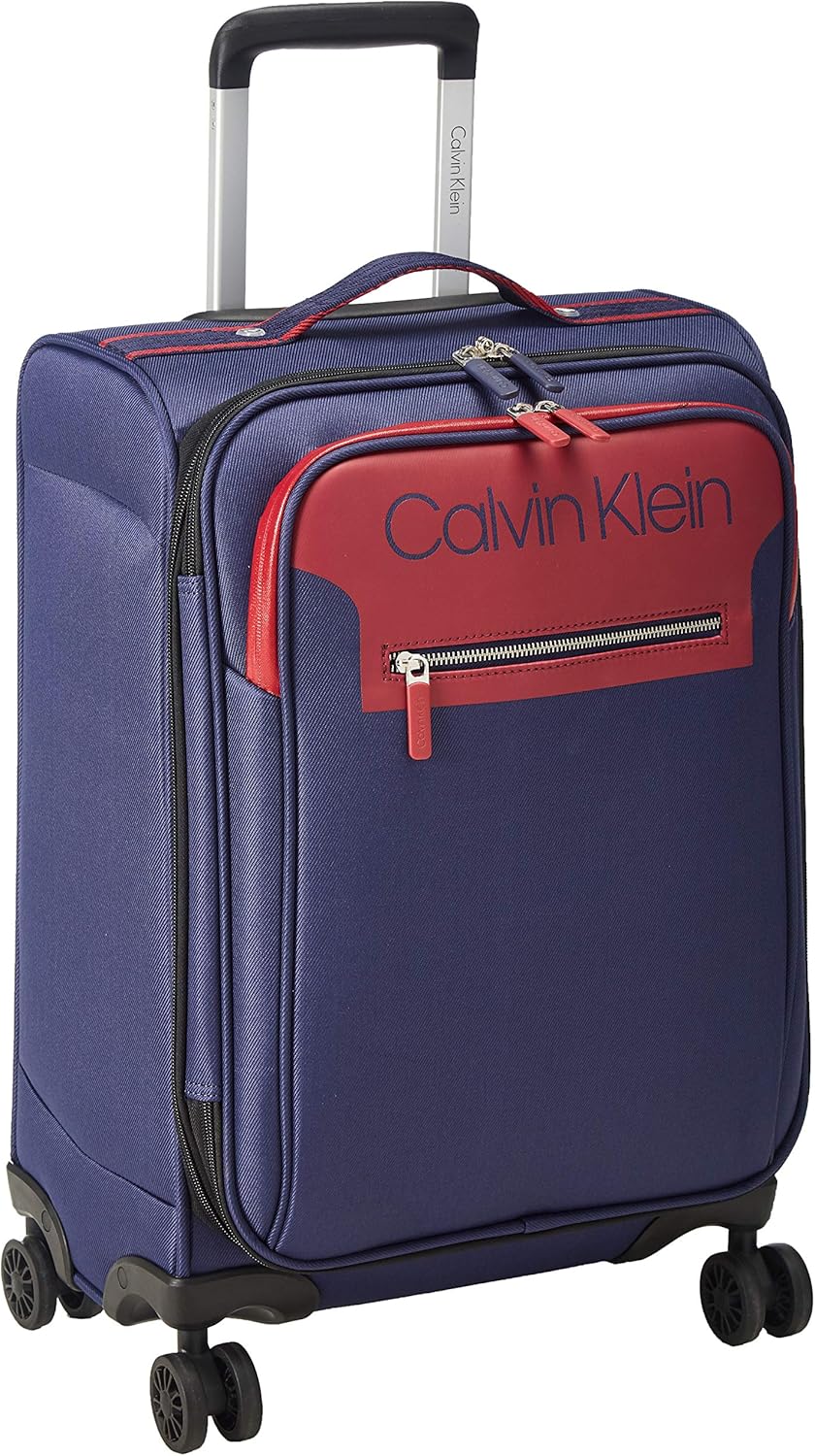 calvin klein red luggage
