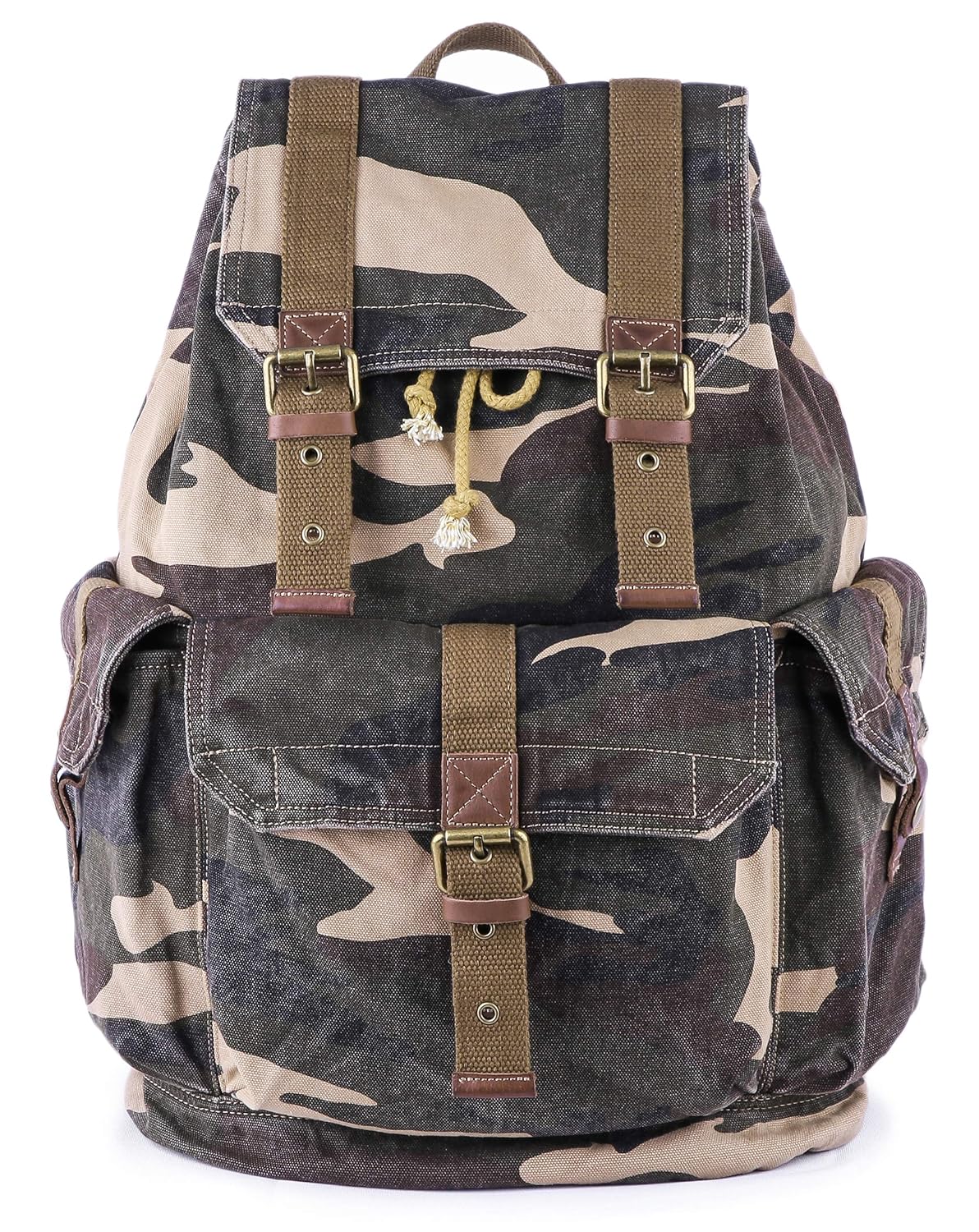 gootium 21101 specially high density thick canvas backpack rucksack