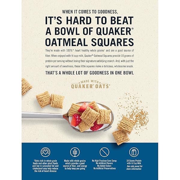 QUAKER, OATMEAL BREAKFAST CEREAL, 14.5 OZ
