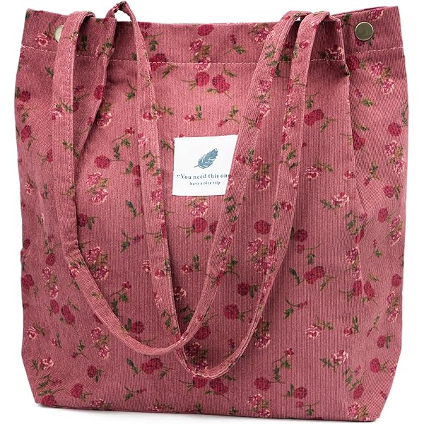 Amazon.com: Corduroy Tote Bag Cute Tote Bags for Women Shoulder