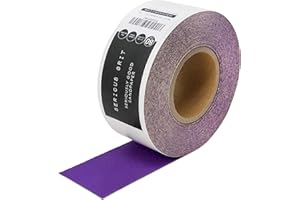 Serious Grit 80 Grit Ceramic Grain PSA Sandpaper Roll - Heavy-Duty Stickyback Adhesive Longboard Sanding Roll - 2.75 Inch x 2