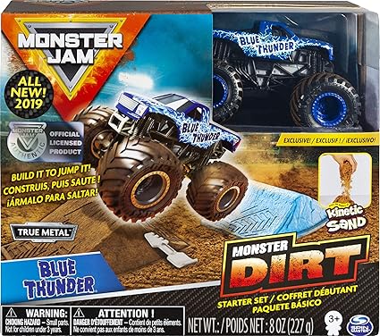 monster jam kinetic dirt starter set