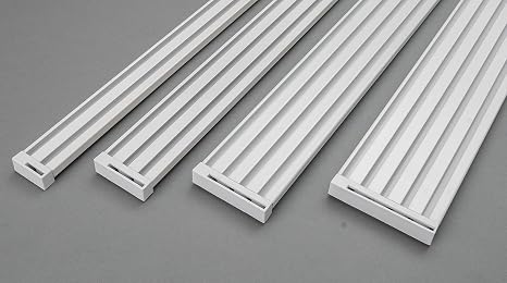 Rollmayer Glanzend Weiss Gardinenschiene Alu 2 3 4 5 Laufig
