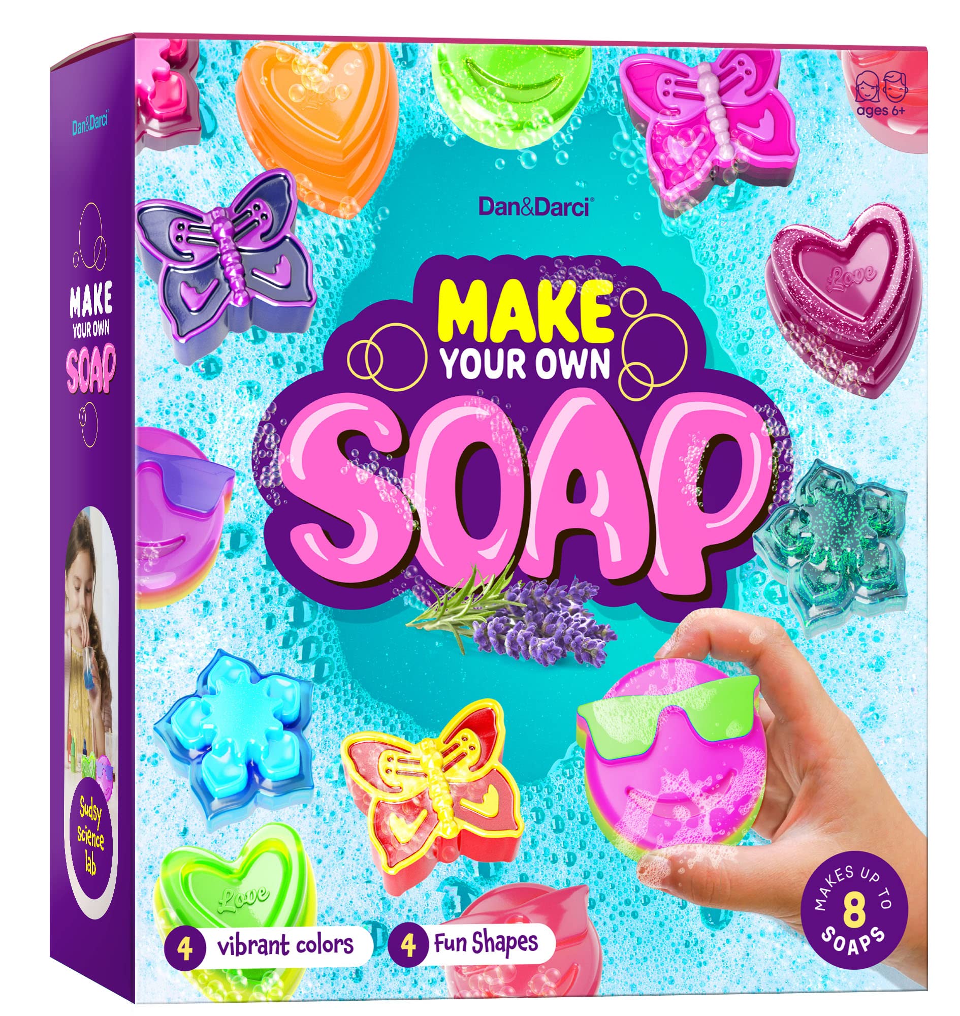 Photo 1 of Dan&Darci Soap Making Kit for Kids - Crafts Science Toys - Birthday Gifts for Girls and Boys Age 6-12 Years Girl DIY Kits - Best Educational Craft Activity Gift for 6-12 Year Old Kid
