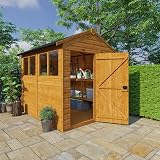 Tiger TigerFlex Shiplap Apex Shed 8x6 ft Single Door Wooden Garden Storage view 8