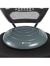 Gaiam Balance Disc Wobble Cushion Stability Core Trainer for Home or Office Desk Chair & Kids Alternative Classroom Sensory Wiggle Seat