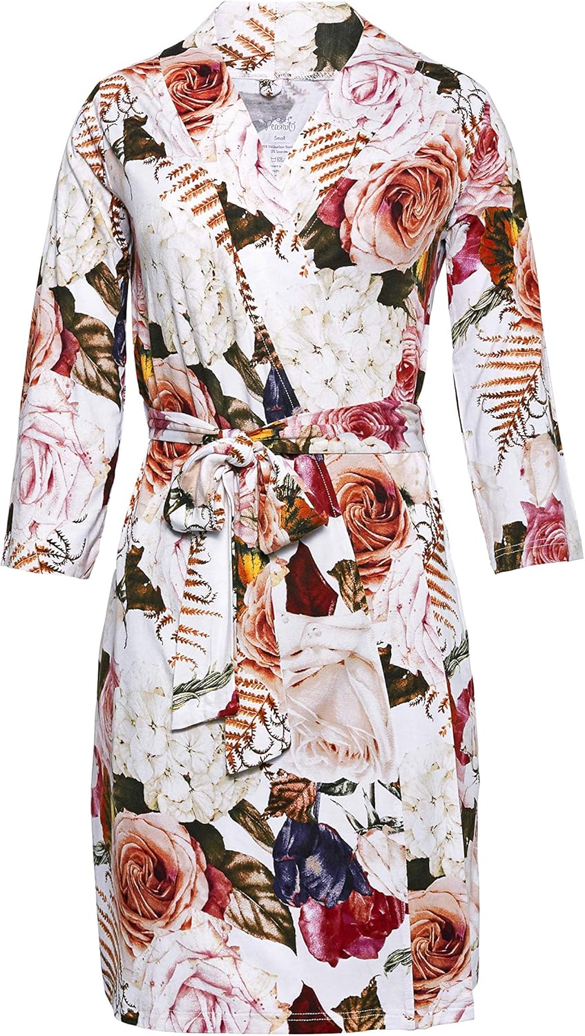 posh peanut matching robe and swaddle