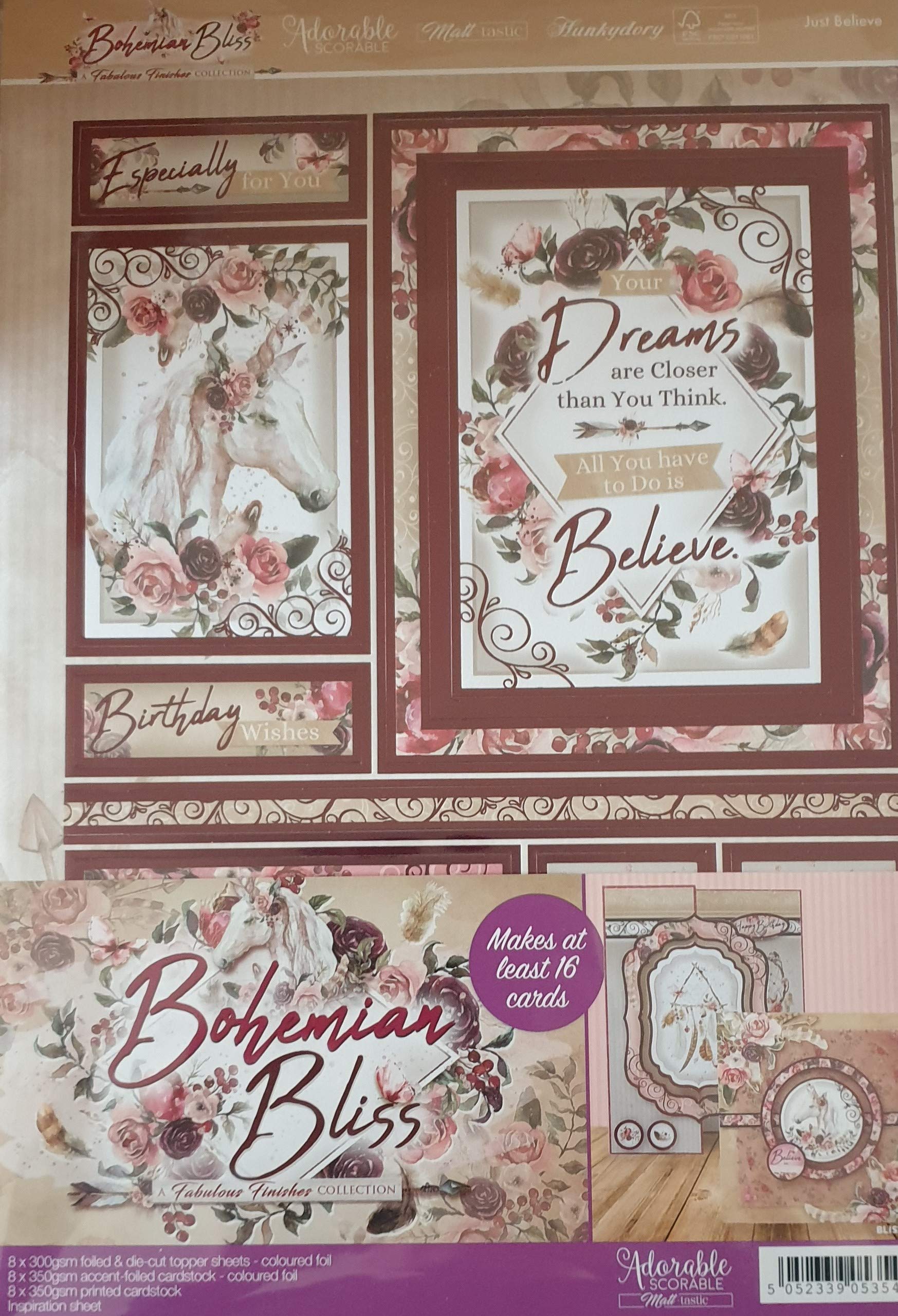 Hunkydory Crafts Bohemian Bliss - A Fabulous Finishes Topper Collection BLISS101