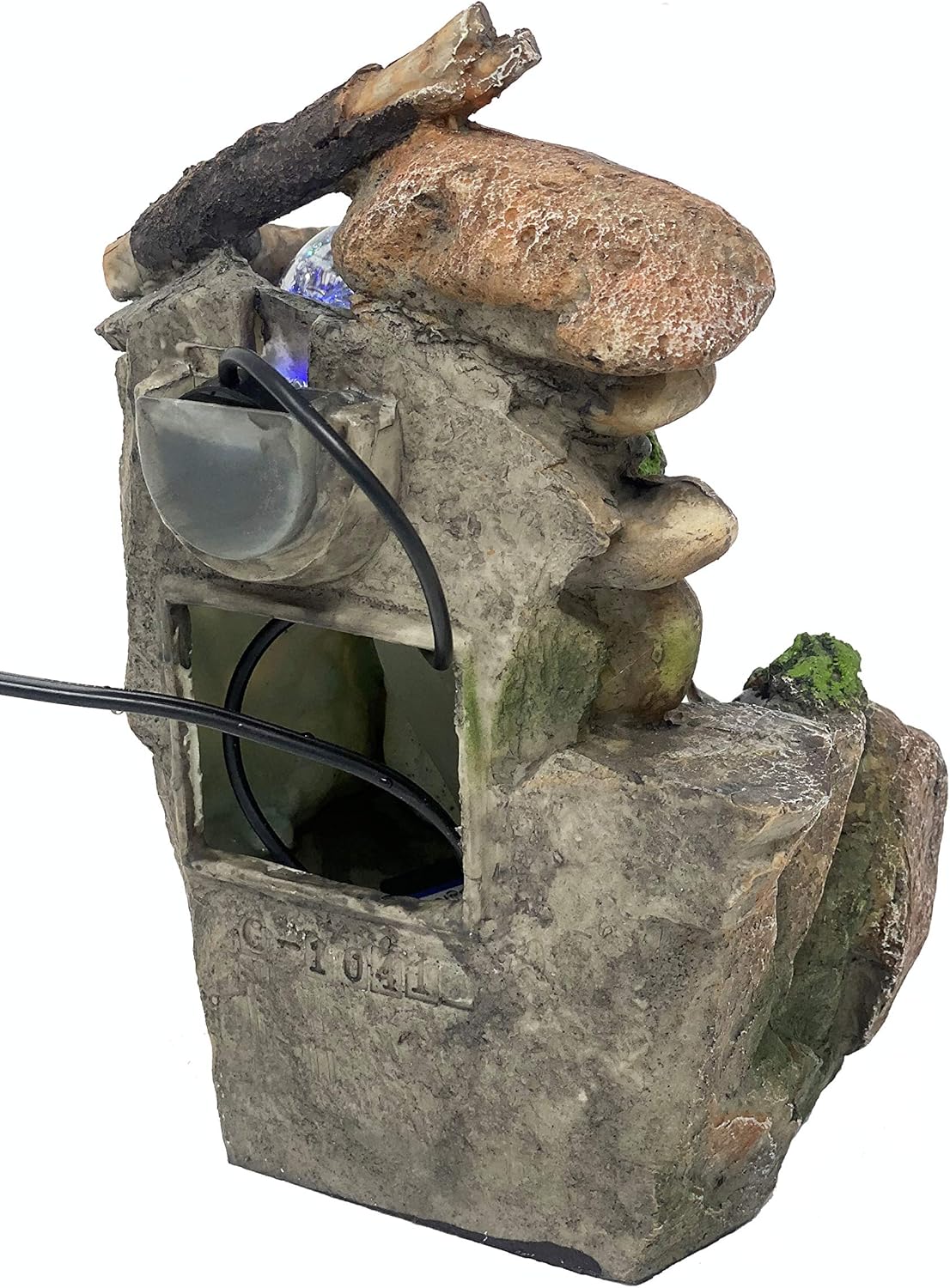 GiftsRDecor Tabletop Fountain Indoor Fountain Waterfall Nature's Garden: Home & Kitchen