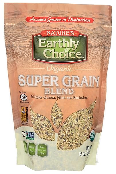 Natures Earthly Choice Organic Super Grain Blend 12 Ounce
