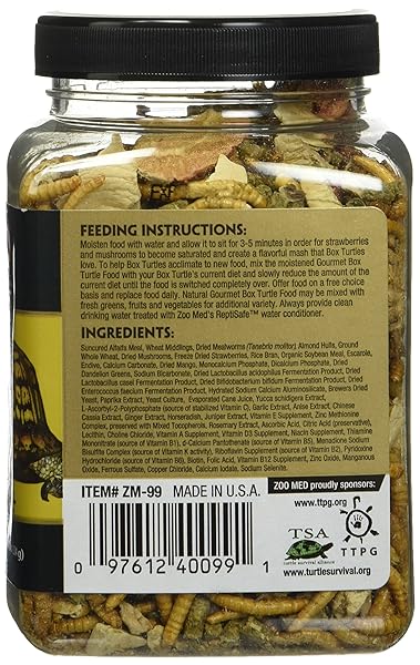 GOURMET BOX TURTLE FOOD NET WT 8.25OZ (254G)