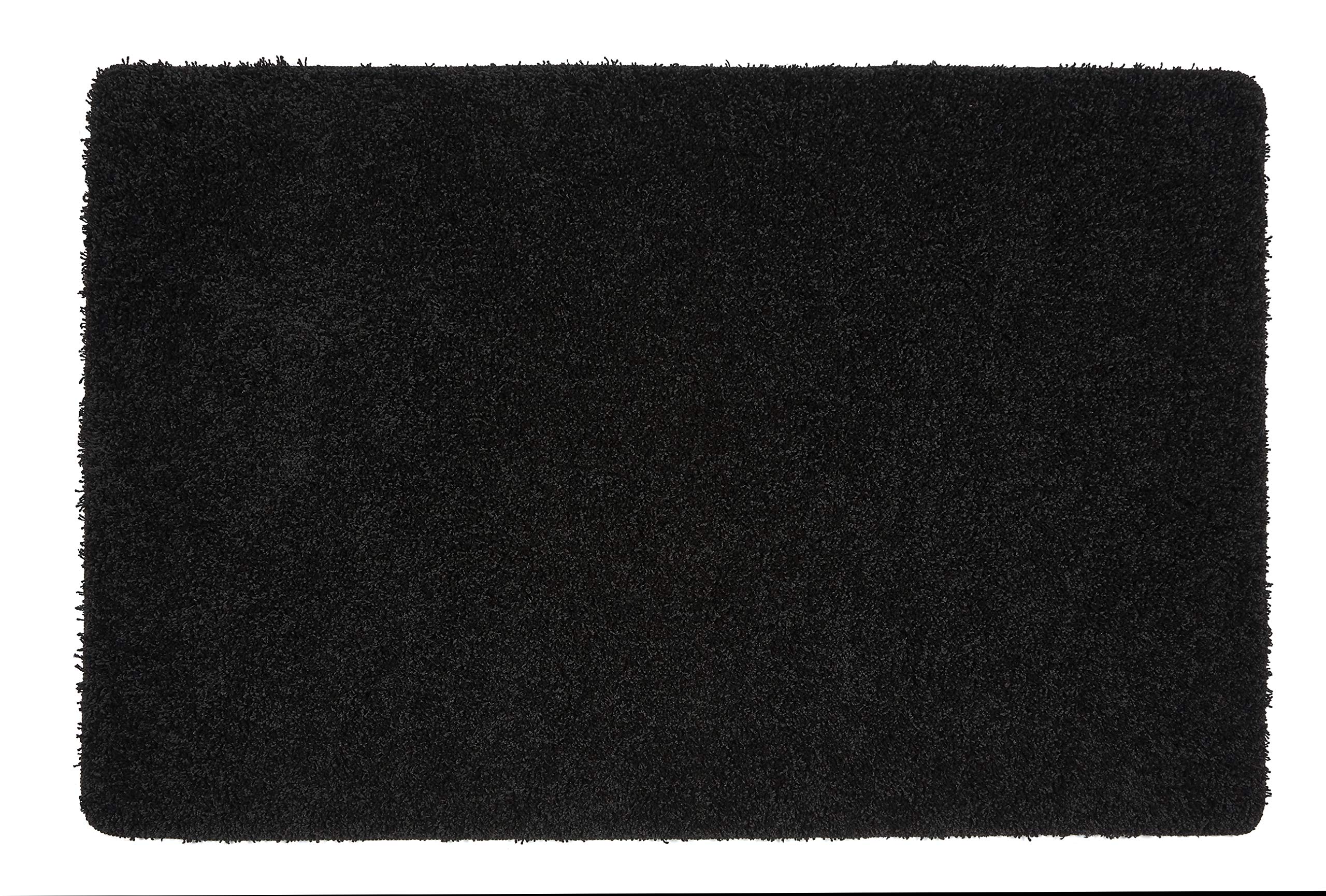 Buddy Mat Black 60x100cm Stain & Fade Resistant Rug Ultra absorbent,anti-slip for all busy areas