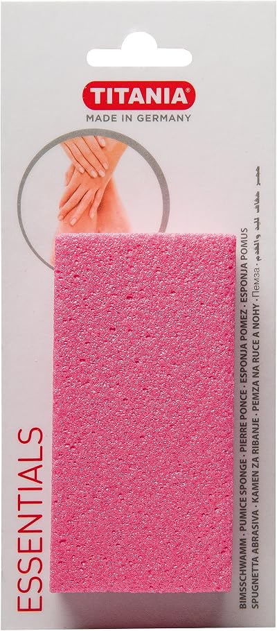 Titania Pumice Sponge Standard Callus Remover Feet Hands 10x5x2.5cm 20g