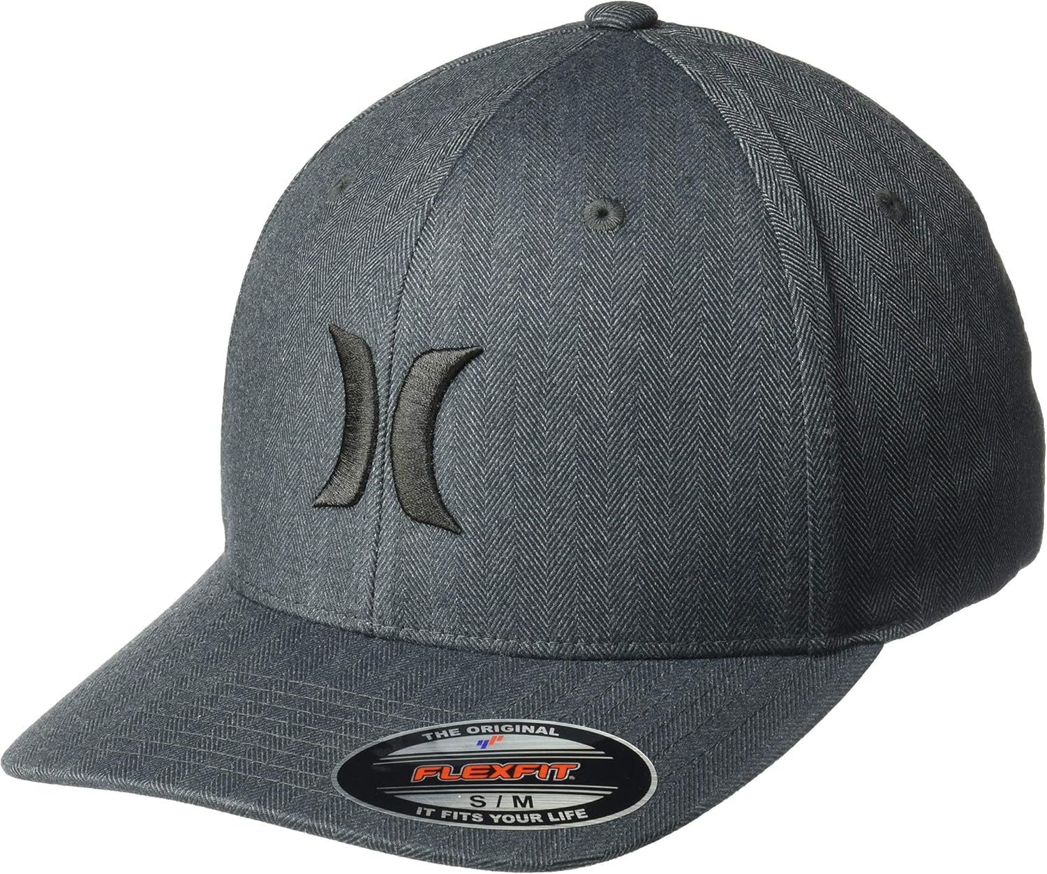 Hurley Mens Black Textures Baseball Cap Clothing, Shoes & Jewelry