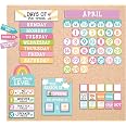 Classroom Calendar Set Bulletin Board Decor - Weather Chart, Days, Months, Seasons, Pastel Colors, 98 Pieces - View #14