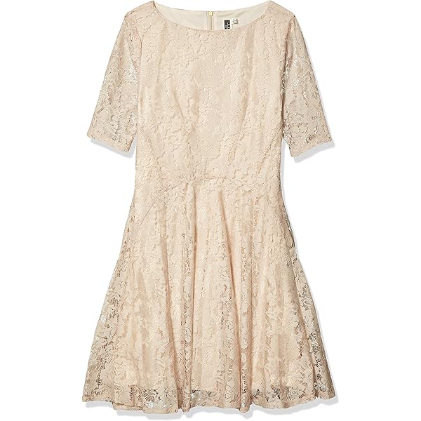 ワンピース Sandra lace dress Beige Amazon.com: Sandra Darren Women's 1 Pc Cold Shoulder Long