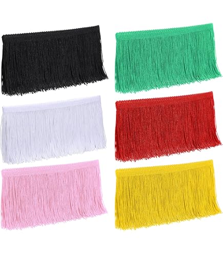 Flecos Y Borlas Mujer CEHJZQRPL Borla De Flecos De 30 Cm De Ancho