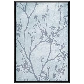 SIGNWIN Framed Canvas Wall Art Birds on Tree...