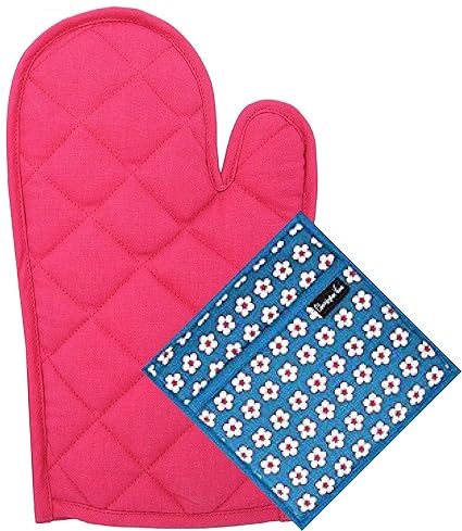 DM COOL COTTON - Oven Glove & Pot Holder Set (Assorted)