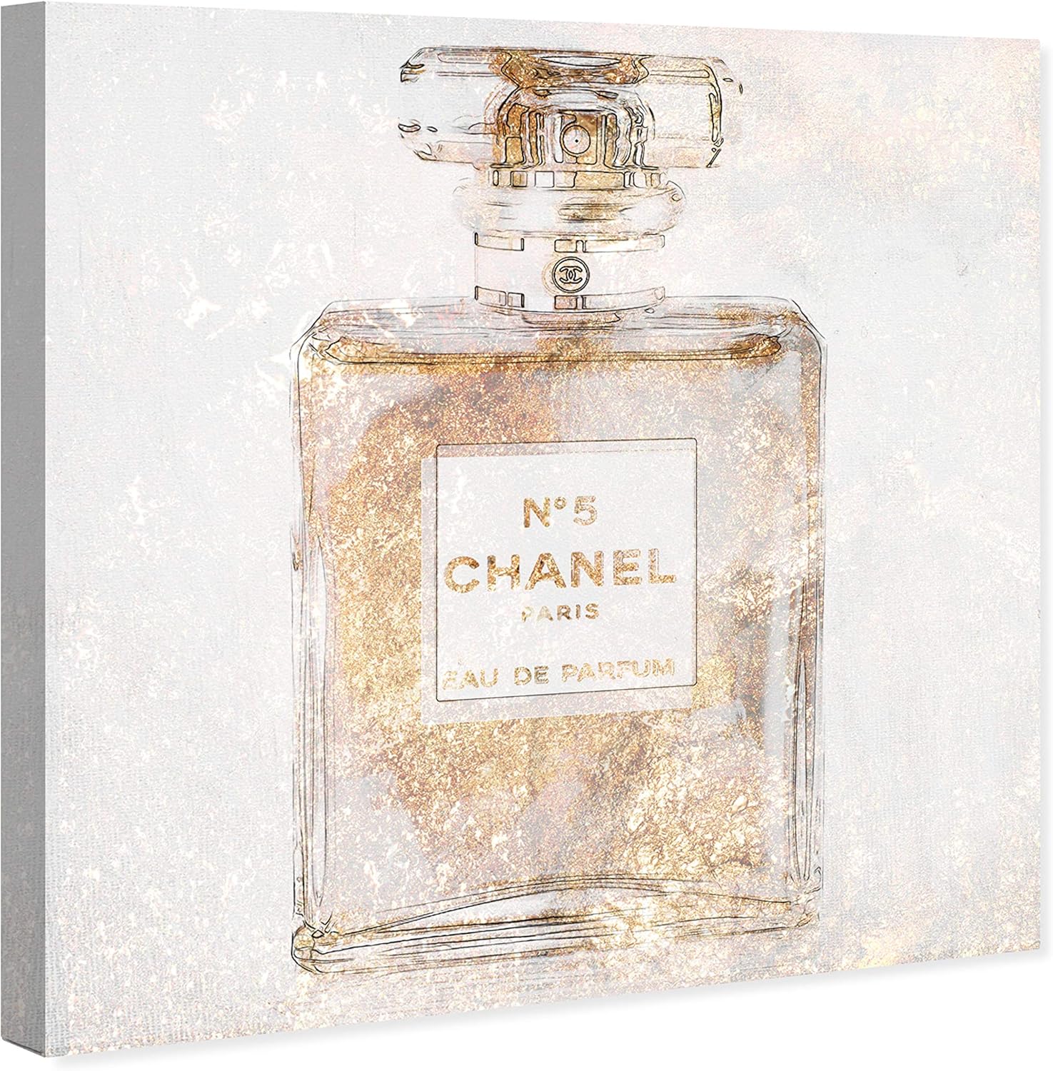 Amazon Com Oliver Gal Parfum Glimmer The Fashion Wall Art Decor Collection Modern Premium Canvas Art Print Posters Prints