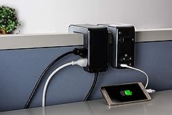 APC Desk Mount Power Station PE6U4, U-Shaped Surge