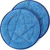 HHQ Commercial Microfiber Carpet Bonnet, Mopping and Buffing Pad, for Replacement of Oreck Orbiter Pads 437053, 2 Pack