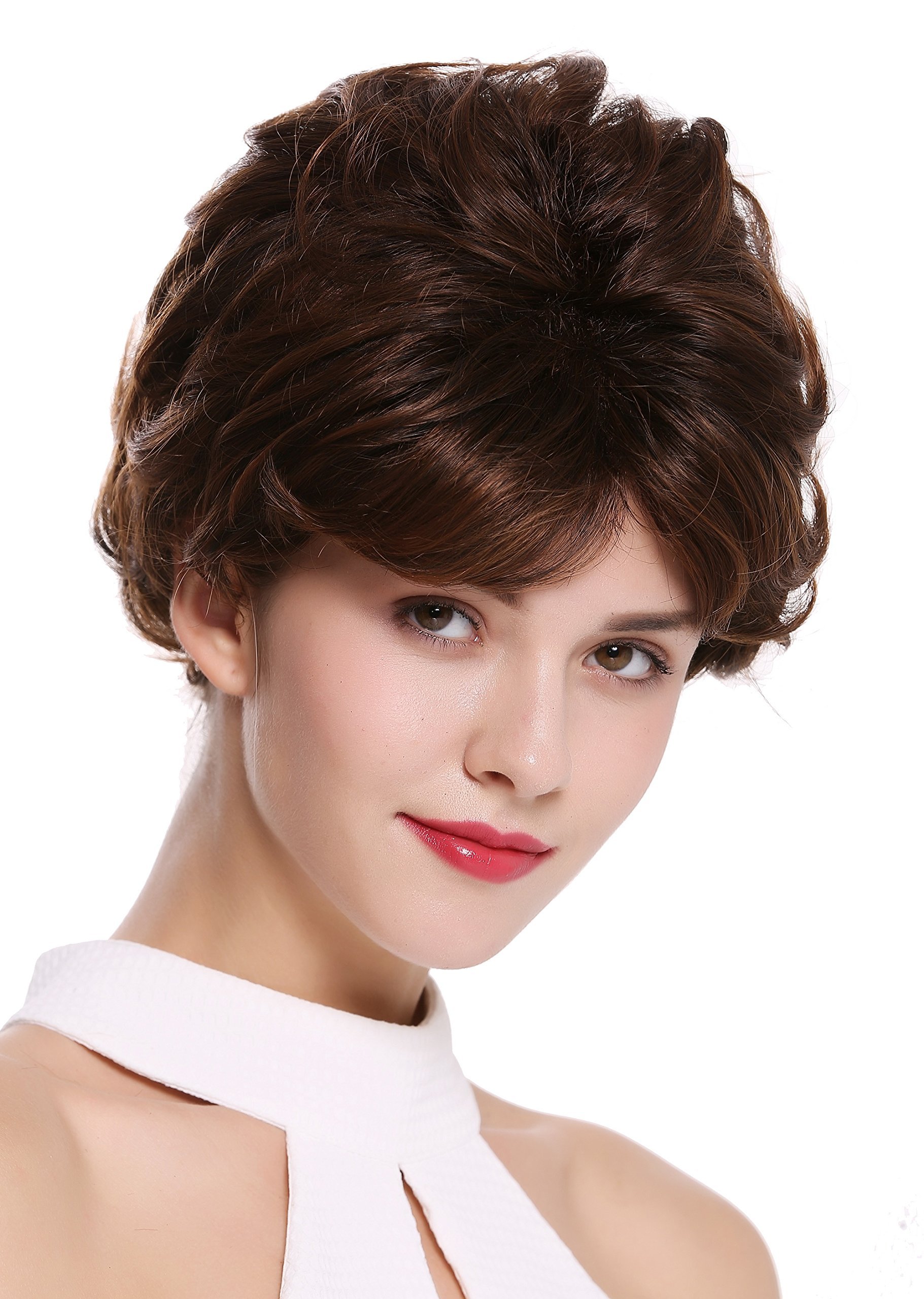 WIG ME UP - DW-2740-2BT30 Lady Quality Wig short curled curls chestnut brown mix