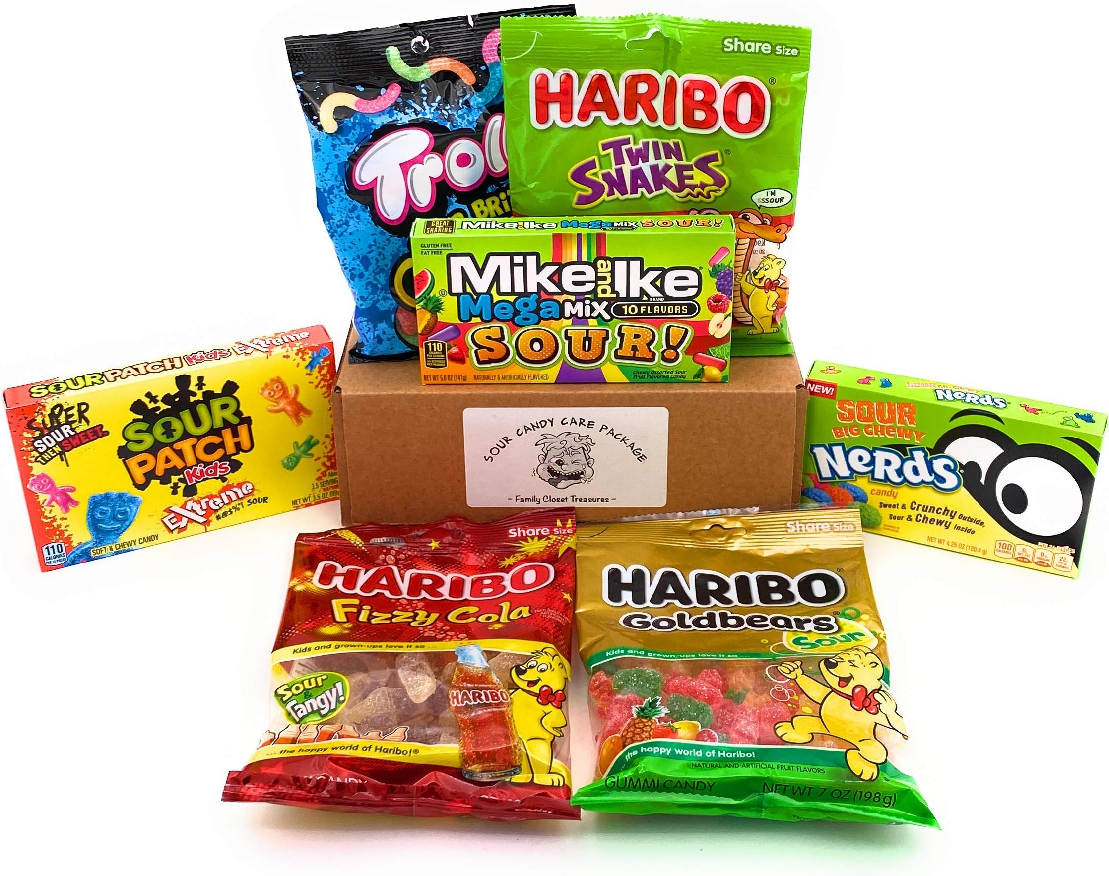 Sour Candy Care Package (7 items)