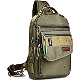 NICGID Sling Bags, Chest Shoulder Backpacks Crossbody Purse Outdoor Chest Bag Travel Backpack for Men Women