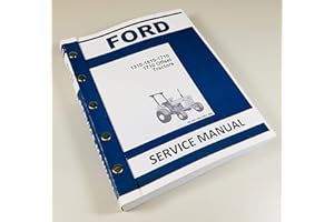 PEACEFUL CREEK SUPPLY Shop Manual for Ford 1310 1510 1710 Tractor Service Repair Technical Overhaul Book