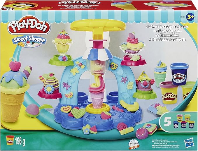 plastilina play doh para hacer helados