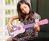 Lexibook Unicorn My First Guitar Children 6 Nylon Strings 21" Pink K200UNI view 2