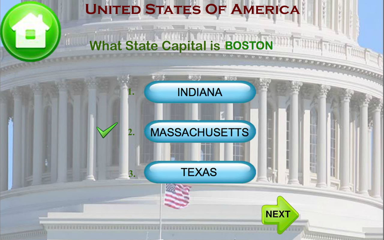 Learn United States of America Capitals Flags Map Puzzles Quiz History Details [Download] - Thumbnail 6