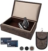 Ananta Faraday Box for Car Keys Premium RFID Key Box Brown