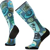 Smartwool Mens Ski Targeted Cushion Explorer Print Over the Calf Socks
