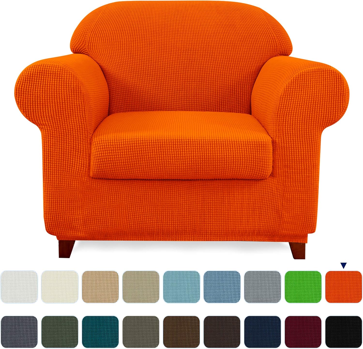 subrtex Sofa Cover 2 Piece Stretch Couch Slipcovers