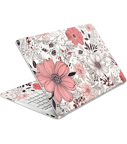 MightySkins Vinyl Skin For Lenovo 300e Chromebook 11.6 (2018) - Floral Retro Design, Protective Decal Wrap