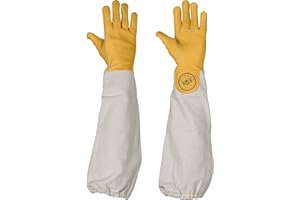 Humble Bee 111 Cowhide Beekeeping Gloves with Extended Sleeves
