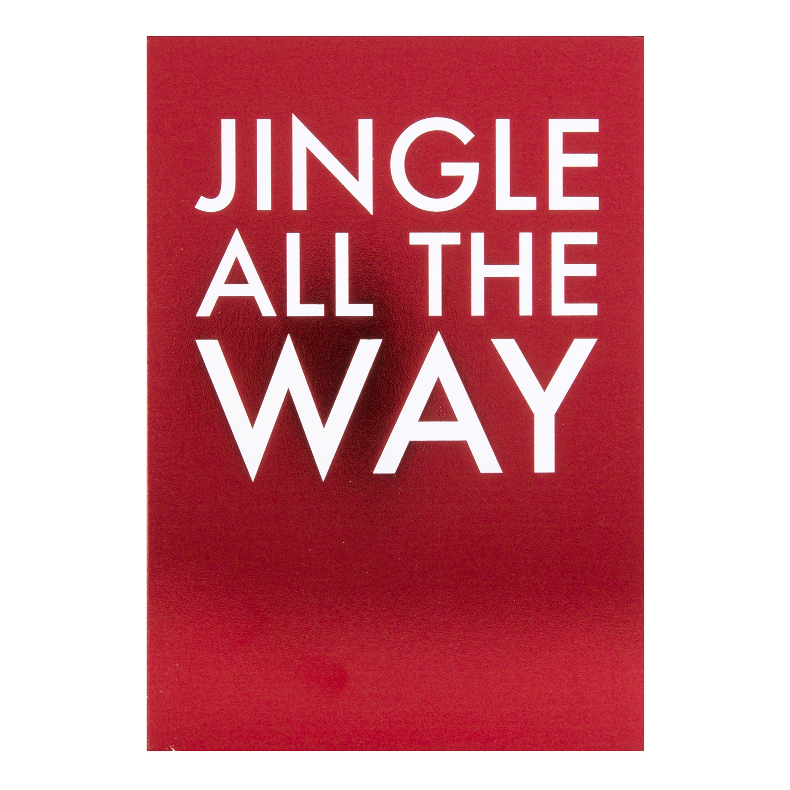 Hallmark Christmas Card 'Jingle'- Medium