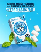 Milliways Peppermint Chewing Gum 12 Packs Plastic Free Sugar Free Biodegradable view 2