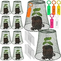 Nutroeno Alambre De Pollo Cloche Protector De Plantas Malla